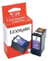 Lexmark #33 Color Print Cartridge (018C0033E)
